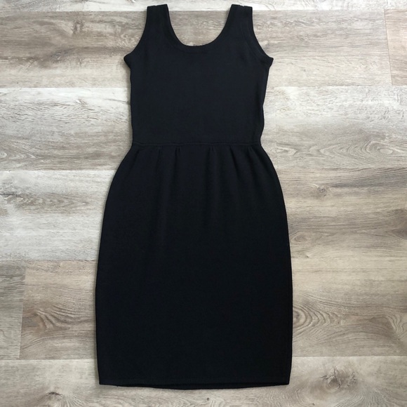 St. John Dresses & Skirts - St John black knit cocktail dress